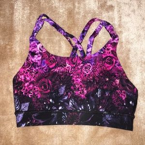 Ombré floral lululemon bra